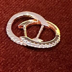 Gold Plated Huggie Earrings from Maui